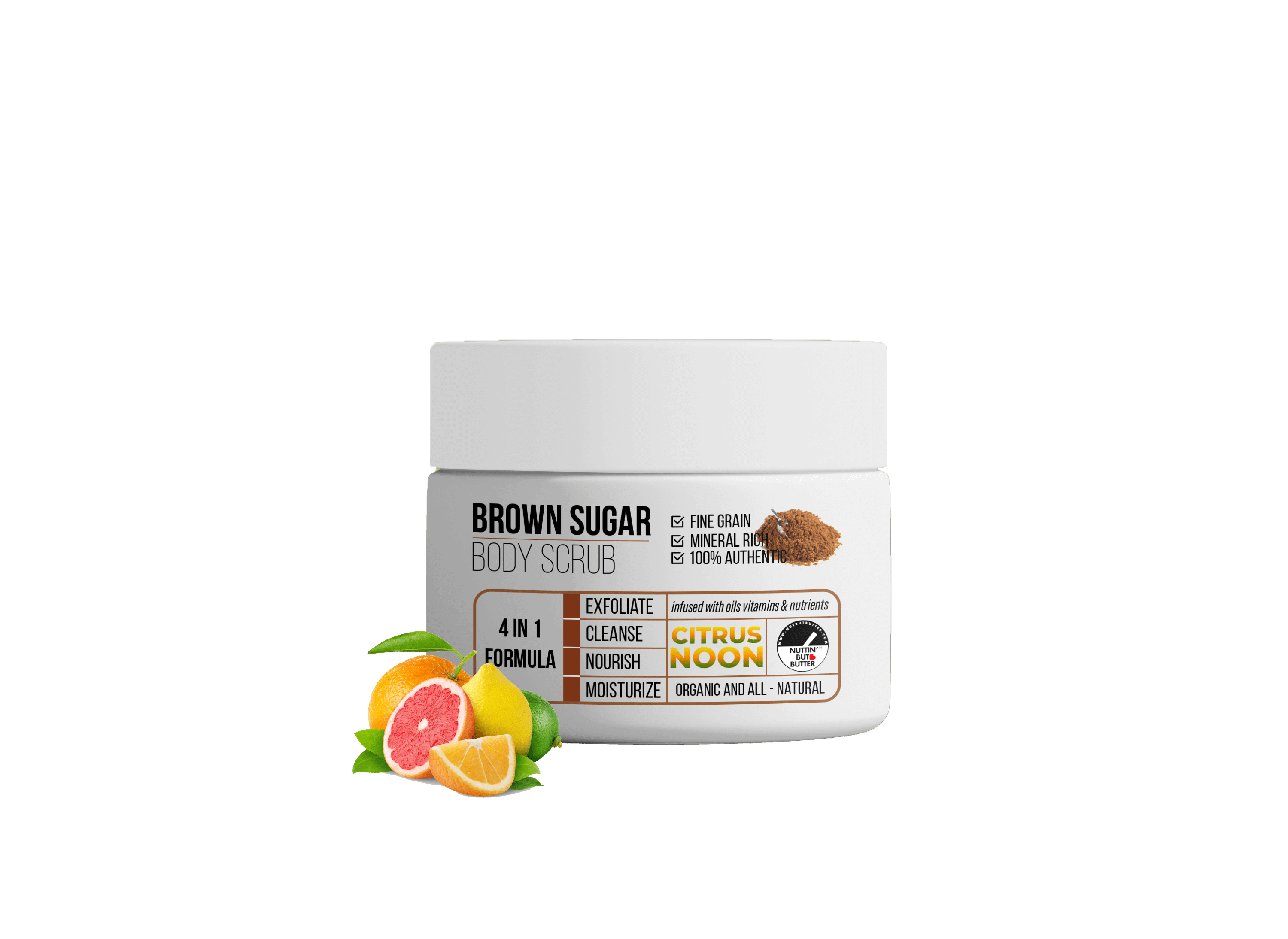 Our Best Organic Body Scrub Nuttin’ but butter